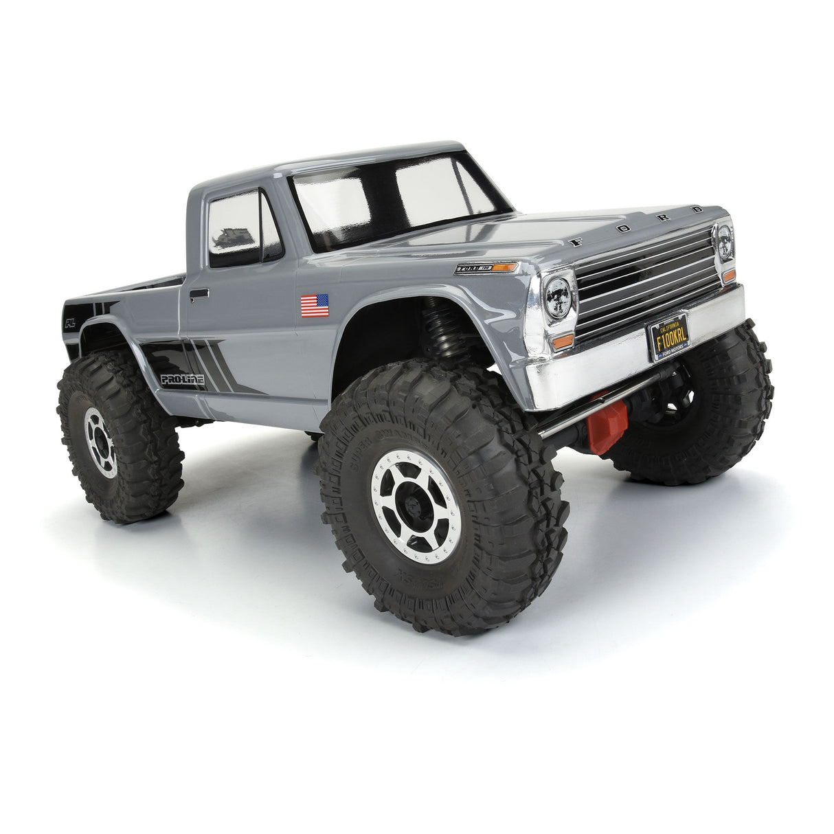 1/10 1967 Ford F-100 Clear Body 12.3 WB Crwlrs