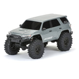 2024 Toyota 4Runner Hard Body Painted (Lunar Rock Gray) and Assembled for Axial SCX24 (132mm Wheelbase)