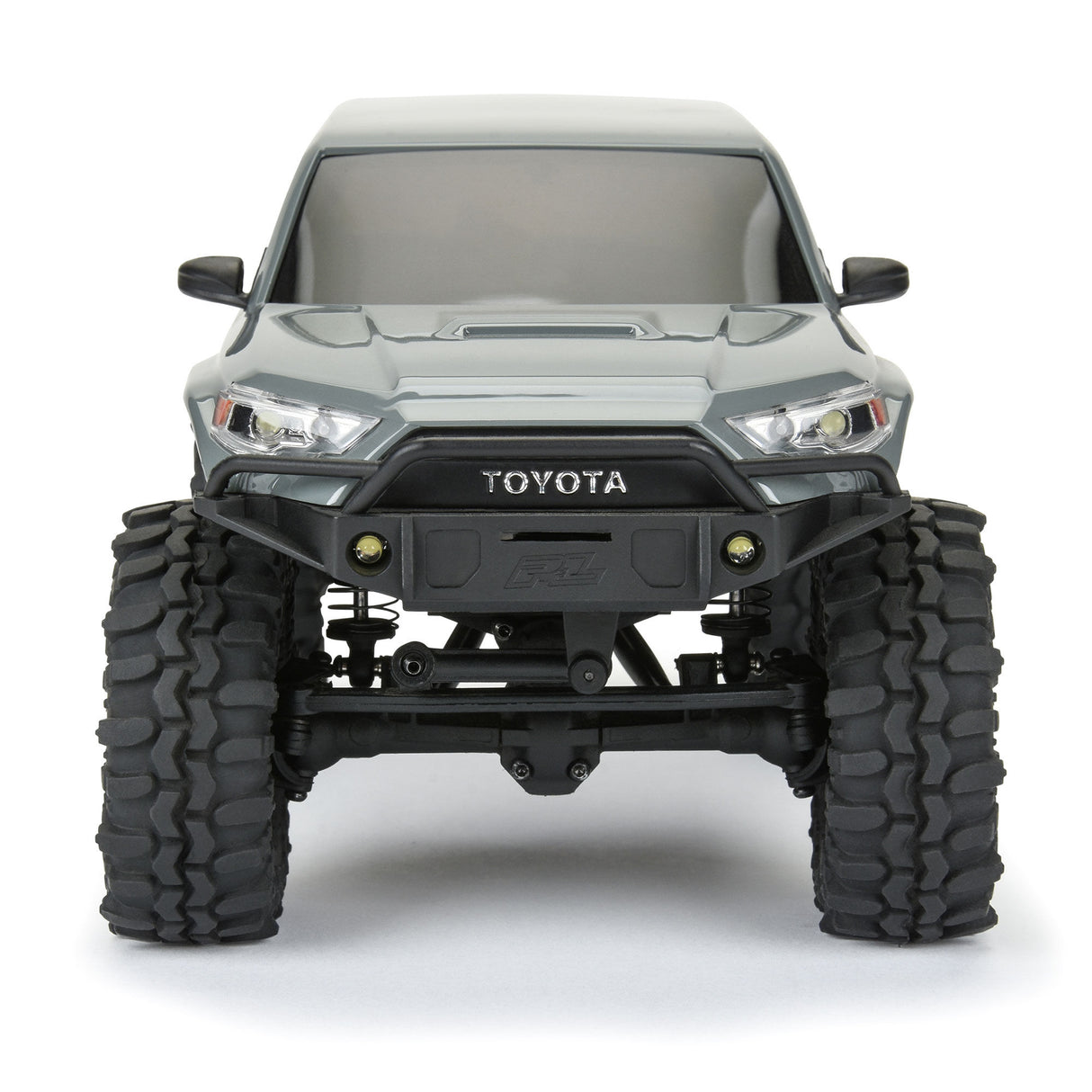2024 Toyota 4Runner Hard Body Painted (Lunar Rock Gray) and Assembled for Axial SCX24 (132mm Wheelbase)