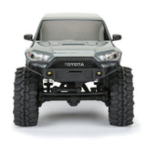 2024 Toyota 4Runner Hard Body Painted (Lunar Rock Gray) and Assembled for Axial SCX24 (132mm Wheelbase)