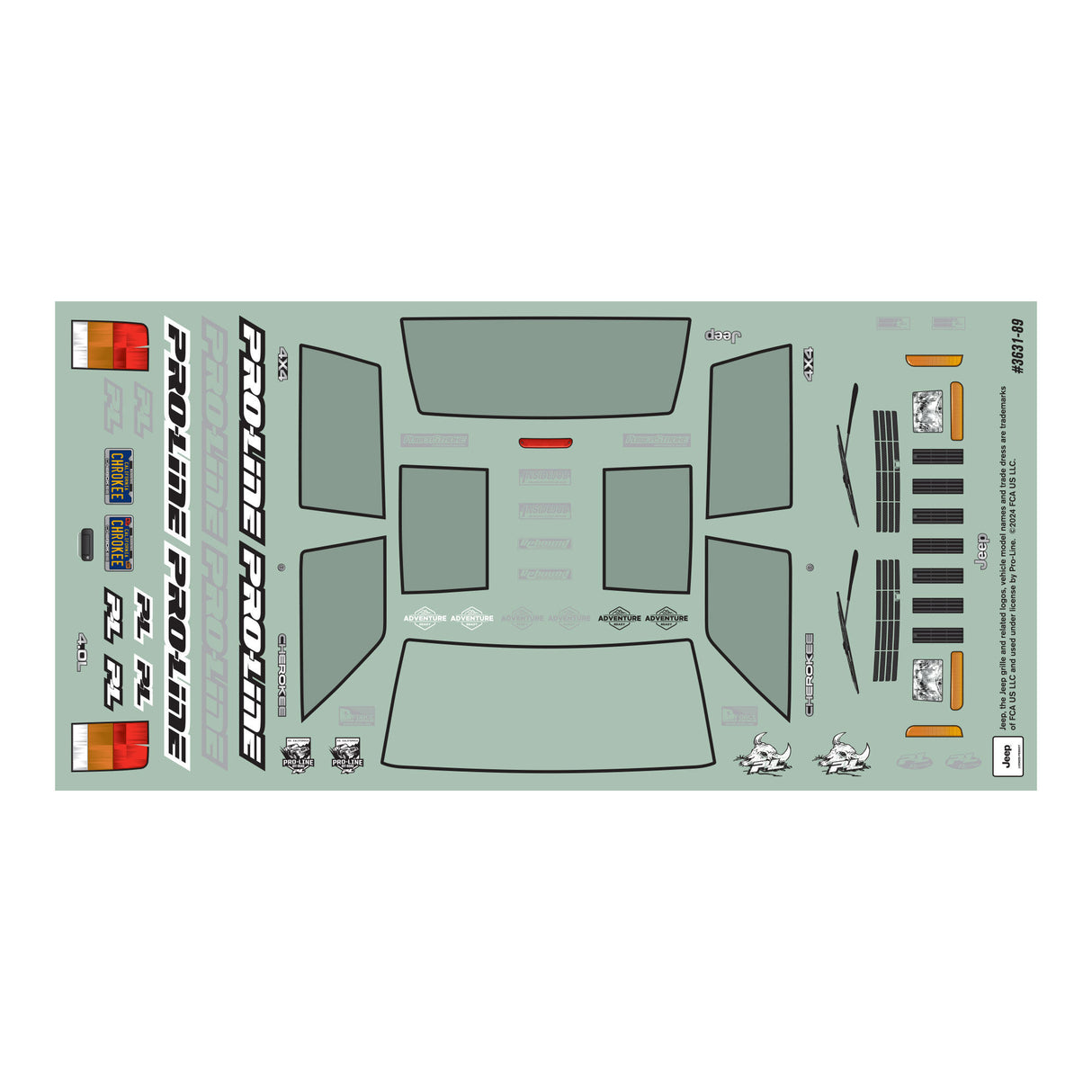 2001 Jeep Cherokee Clear Body for SCX24