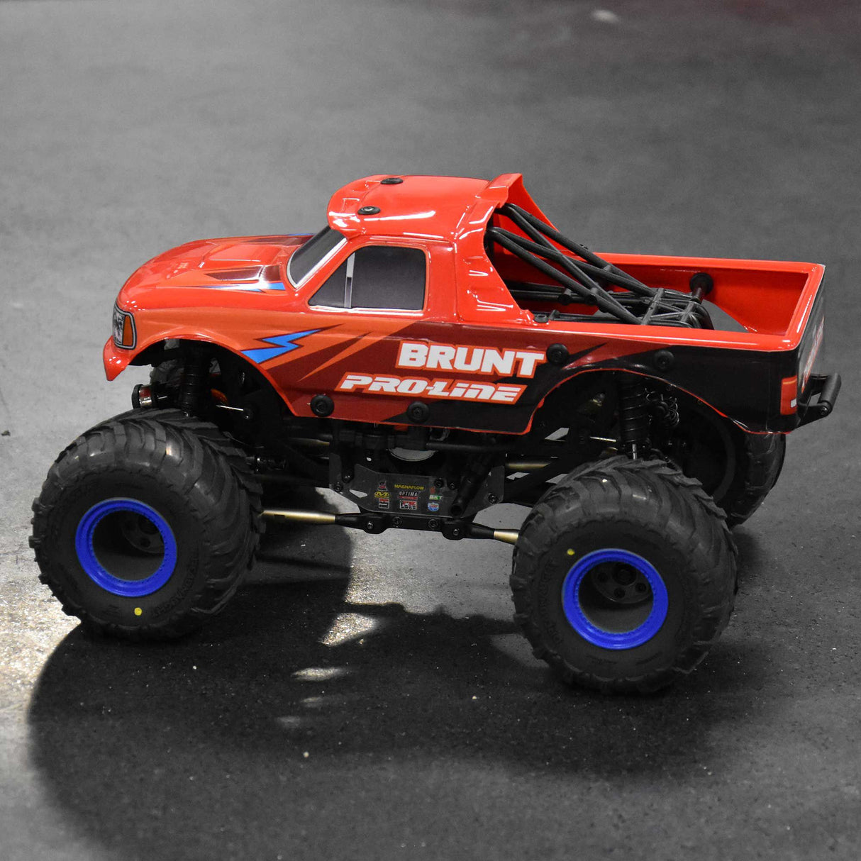 Pre-Cut Brunt Tough-Color Red Body for Losi Mini LMT