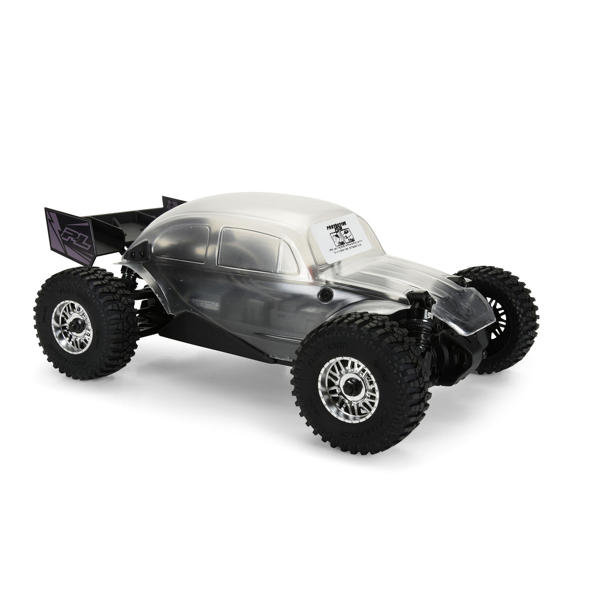 Class 1 VW Bug Clear Race Body Conversion Kit for Arrma Typhon Grom
