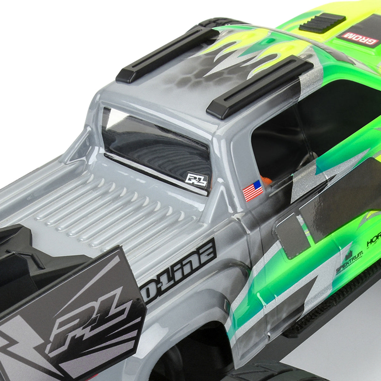 Sector Wing Set and Roof Skids for Arrma Granite GROM (Black)