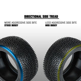 Hexon 2.2 Z4 Carpet Buggy Rear Tires (2)