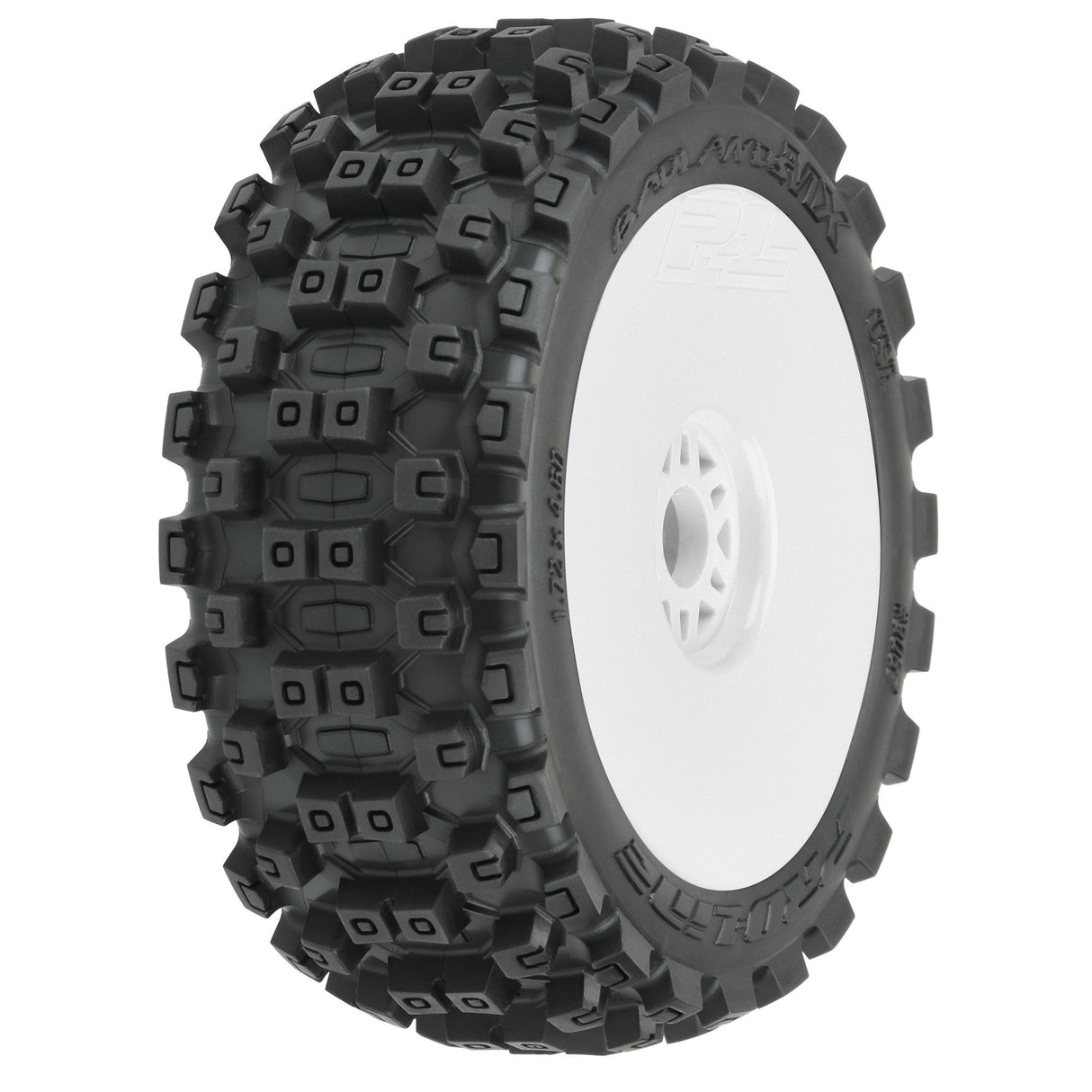 Badlands MX M2 1:8 Buggy MTD White Wheels F/R