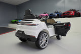 Porsche Cayenne batteri børnebil 12 volt hvid