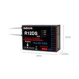 R12DS 2.4Ghz 12-Ch Receiver (DSSS + FHSS)