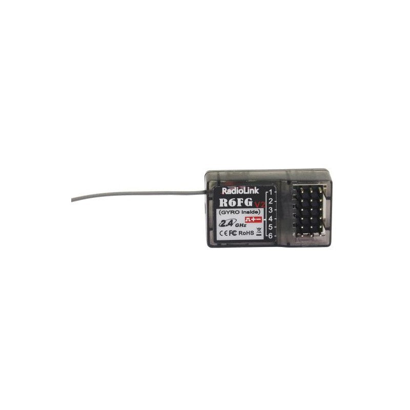 RC4GS V3  5-Channels radio with R6FG gyro integrated Receiver