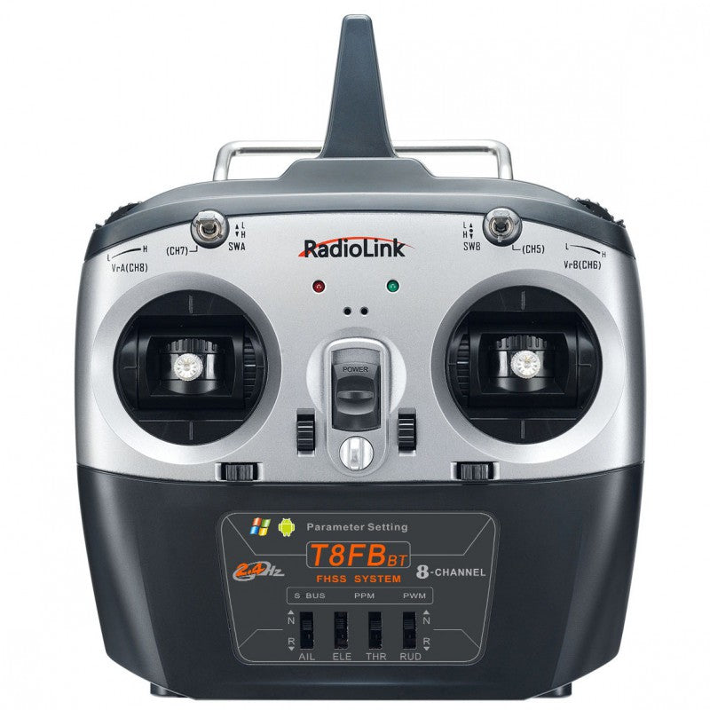 T8FB 8-Channels radio with Bluetooth (Mode 2) with R8EF Receiver