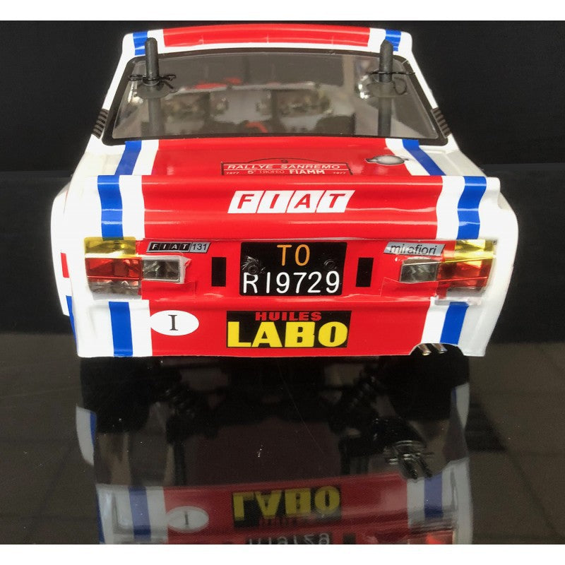 Fiat 131 Abarth WRC transparent body with Fiat France stickers