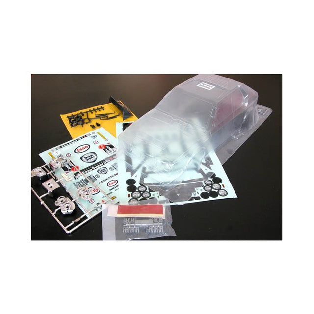 Lancia Delta S4 Group B clear body with esso decals