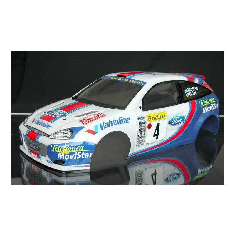 FOCUS PAINTED ASSEMBLED BODY WITH HOLES RALLY LEG.