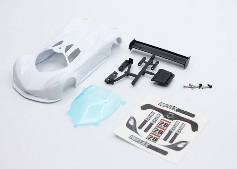 Reflex Racing RAW-001-WT - MF-1 ABS Plastic Body Set (White)