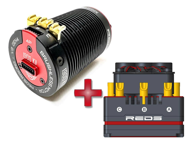 REDS REDSPCO0017-1900KV - COMBO REDS Z8 PRO Bluetooth - V8 GEN 5 1900KV 1:8