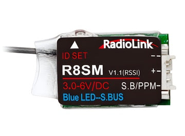 Receiver Mini R8SM 8-channels (T8FB, T8S, T16D, T12D)