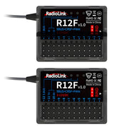 T12D Mode-2 RC Transmitter with 2x R12F Receiver