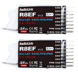 T8S Mode-1 RC Transmitter Incl. LiPo &amp; 2x R8EF Receiver