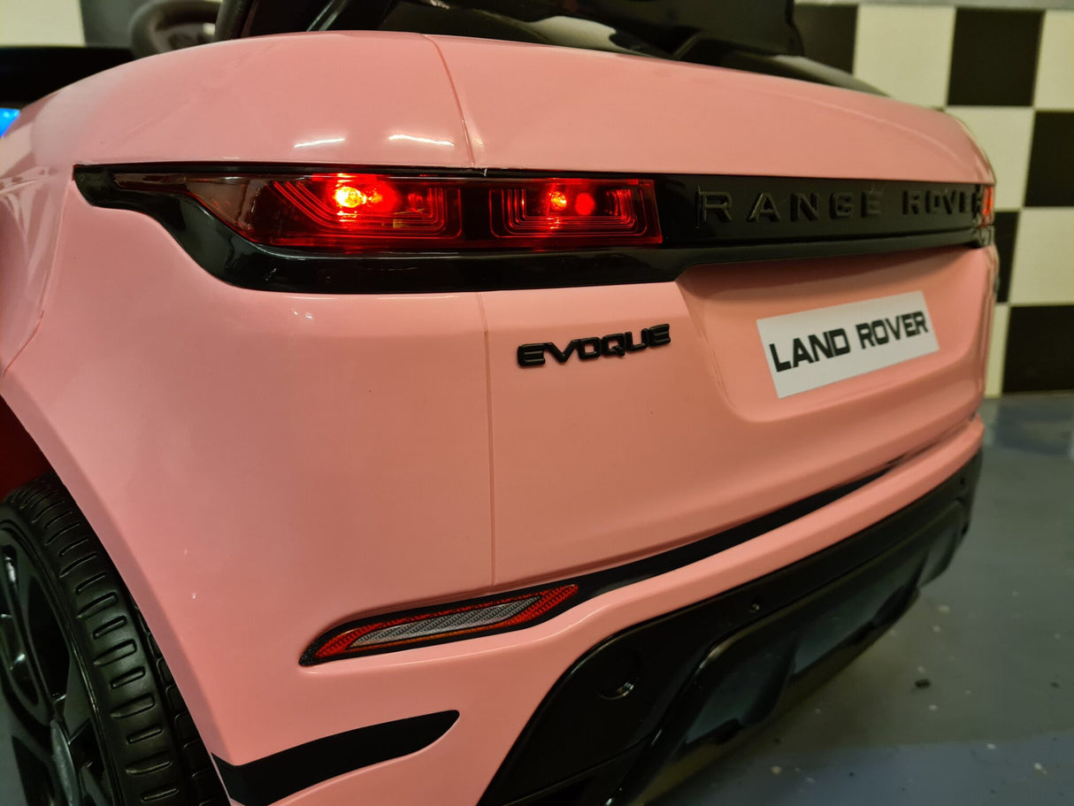 Children's car Range Rover Evoque pink 4x4 12Volts