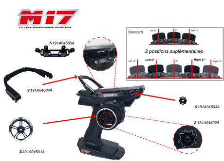 SANWA S.191A04604A - Sanwa M17 Aluminum handle