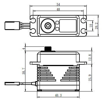 SB-2292SG Servo 50Kg 0.055s 8.4V Alu Brushless Steel Gear