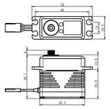SB-2292SG Servo 50Kg 0.055s 8.4V Alu Brushless Steel Gear