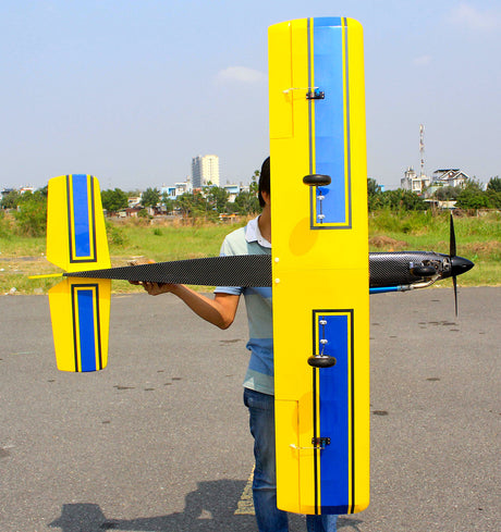 Kwik Fly MK3 Yellow Pattern 160cm 46-55 GP/EP ARF