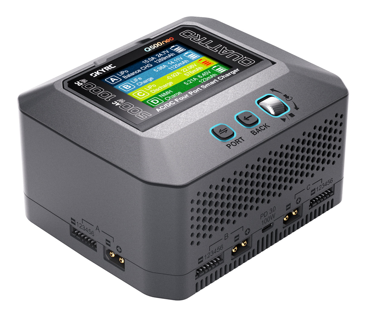 Q500neo Quattro Charger 1-6S 1000W AC&amp;DC