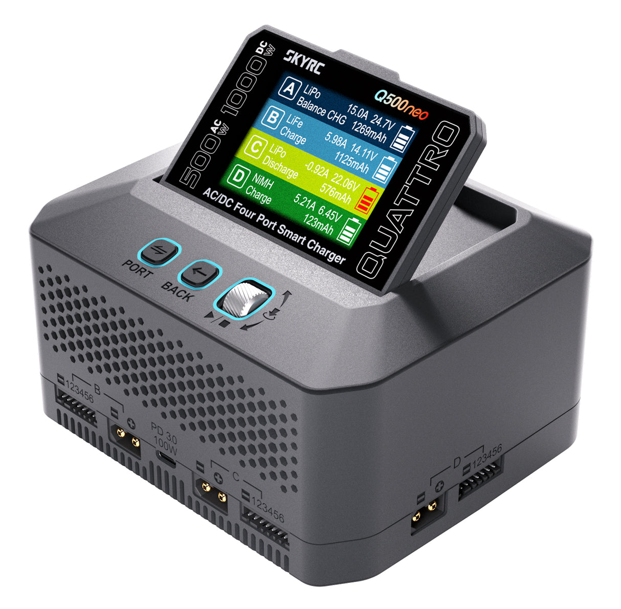 Q500neo Quattro Charger 1-6S 1000W AC&amp;DC