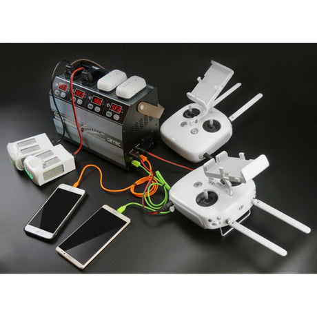 DISC.. 4P3 Charging station AC for Phantom 3/4 smart battery (4x100w)
