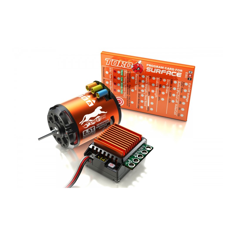 Cheetah 10 S60A ESC + 4000KV/8.5T 2P BL Motor
