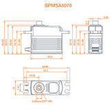 A5070 High Torque High Speed Mini MG HV Servo