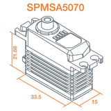 A5070 High Torque High Speed Mini MG HV Servo
