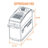 A6190 Standard Metal Gear HV Servo