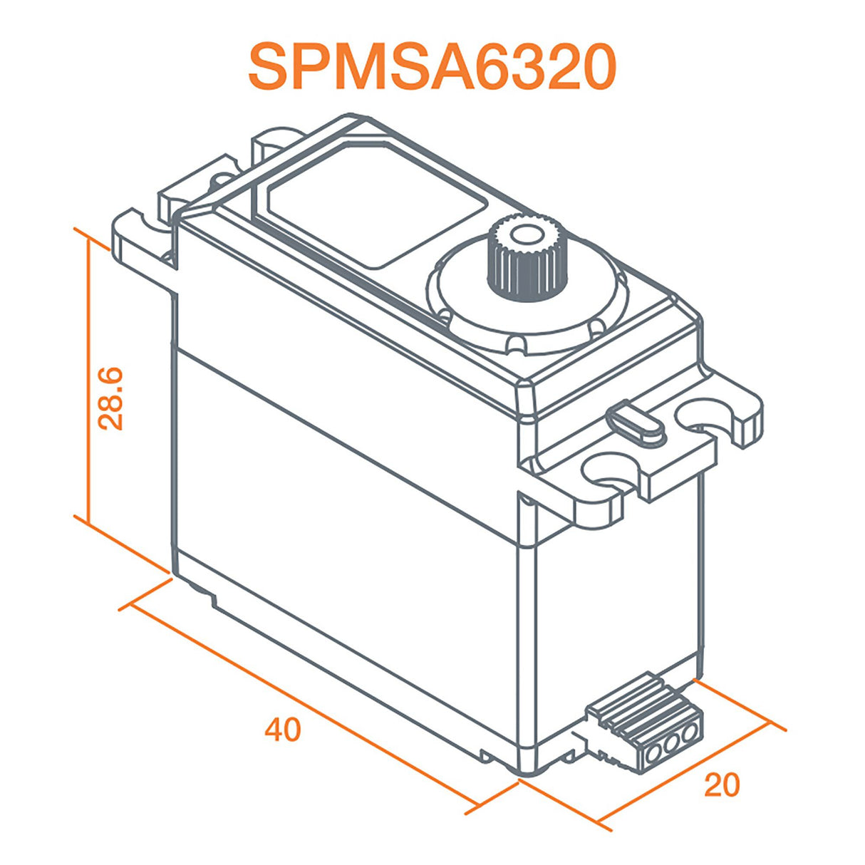 A6320 High Torque High Speed Metal BL HV Servo