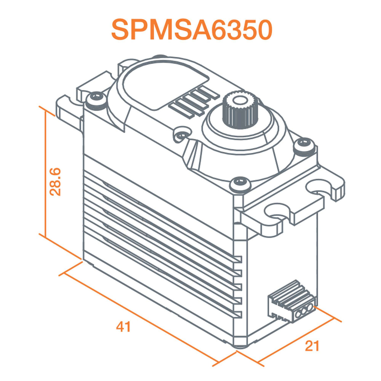 A6350 Ultra Torque / High Speed Brushless HV Servo