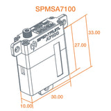 A7100 MT/MS MG HV Wing Servo