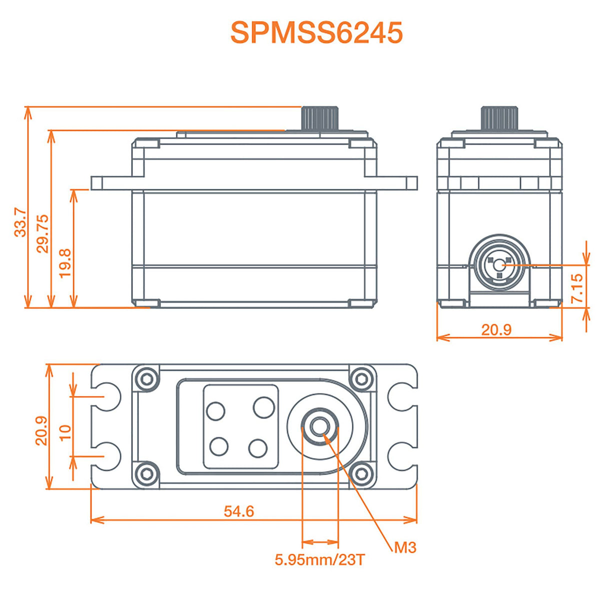 S6245 High Speed/Torque Servo