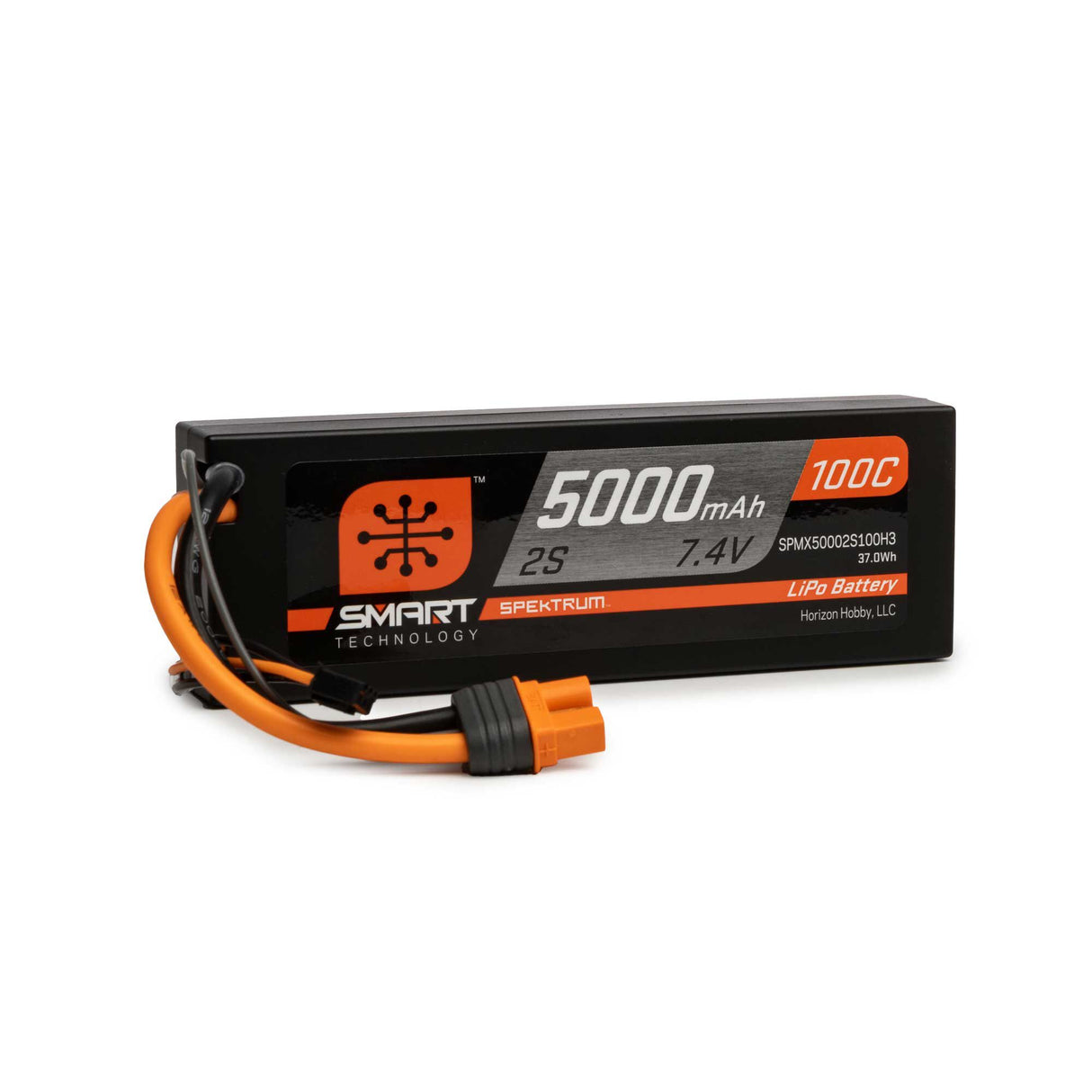 5000mAh 2S 7.4V 100C Smart LiPo Hardcase; IC3
