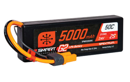 Smart Powerstage 4S Surface Bundle: (2) G2 5000mAh 2S LiPo IC5 & S2100 Charger EU