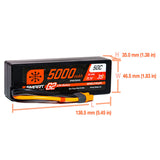 5000mAh 3S 11.1V Smart G2 LiPo 50C Hard Case; IC3