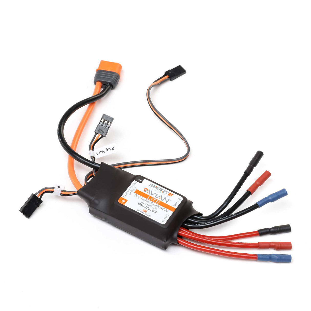 Avian 40-Amp Dual Smart Lite Brushless ESC, 3S-4S Ver. D: IC3