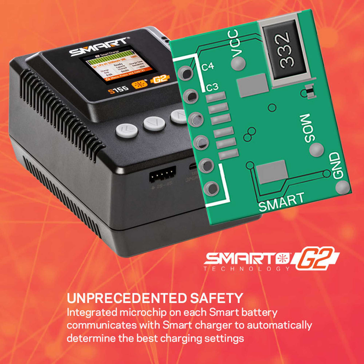 Smart Powerstage 3S Air Bundle: G2 2200mAh 3S LiPo IC3 & S155 Charger