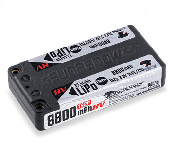 Sunpadow JA0036H - Li-Po Battery 1S 3,8V 8800mAh 140C Platin HV Shorty ULCG