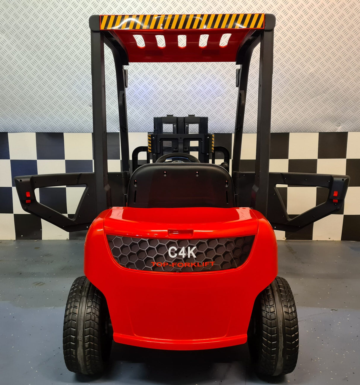 Children heftruck with remote control red