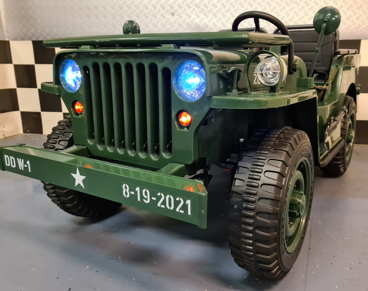 Electric children's jeep Willy's 24 volts with remote control