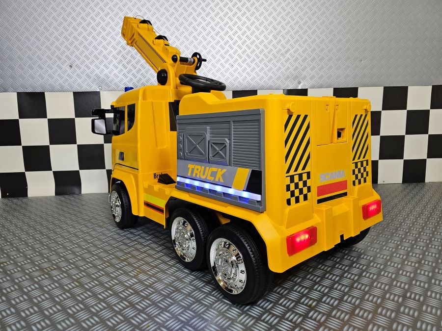 Electric crane truck Scania 12 volts