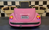 Children's car Volkswagen Kever 12 volt pink