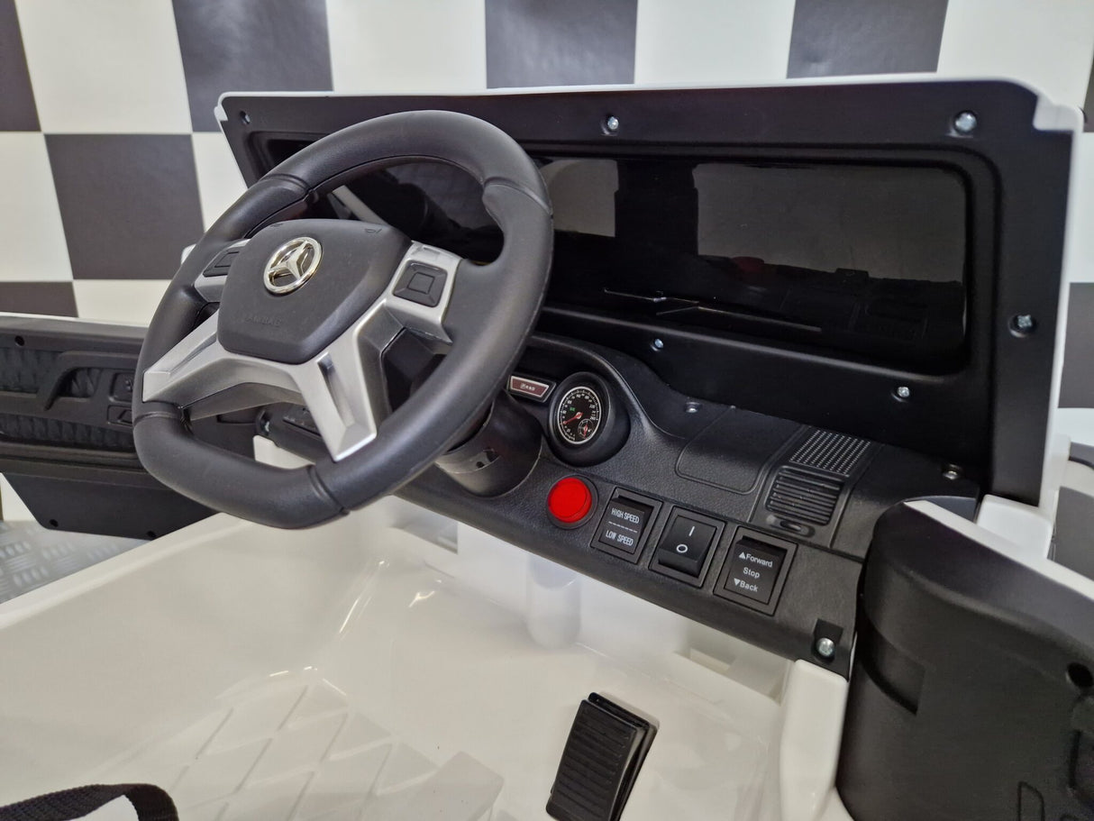 Children's car Mercedes G63 6x6 AMG 1 person white