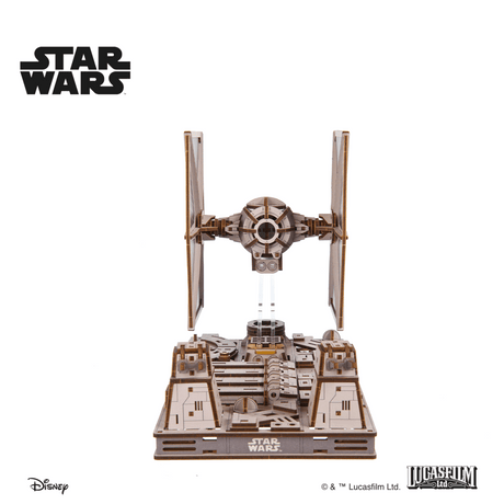 UGEARS Star Wars TIE Fighter – 3D træbyggesæt med motor (400 dele)